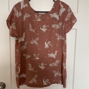 LOFT Outlet printed blouse